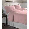 pointehaven Flannel Oversized Duvet Set Copripiumino Oversize in Flanella, Full/Queen, Quarzo Rosa, Cotone