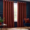 Paoletti Galaxy Coppia Di Tende Con Occhielli - Tende Oscuranti In Ciniglia Di Lusso Opulente (Rame - 117x183cm)