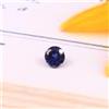 5x5 MM Naturale Perfetto Ceylon Zaffiro Blu Taglio Rotondo Loose Gemma