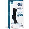 DESA PHARMA Srl Calza Uomo Fantasia 140 Righe Micro Blu Tg.S-M Sauber