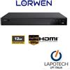 Lorwen NVR 32 ch canali NVR12T2H32C 4K 12 Mpx 4k hdmi VGA 32CH h265 IP Doppio HD