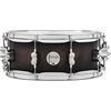 Pacific Drums Concept: rullante in acero, 14 x 5,5, laccatura Satin Charcoal Burst