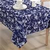 Laura Ashley Tovaglia decorativa, resistente alle pieghe e alle macchie, impermeabile, facile da pulire, lavabile, tessuto in poliestere, 152 x 259 cm, motivo con rami