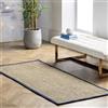 nuLOOM Tappeto Elijah 2 x 8 in alghe marine, tinta unita, stile rustico, bordato in cotone, tessuto a cesto, fibra naturale, per camera da letto, sala da pranzo, soggiorno, corridoio, ufficio, cucina,
