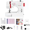 LetCart 728 Macchina da Cucire Elettrica Portatile con 14 Punti di Cucitura, Con Tavolo Di Estensione Per Vestiti, Luce A LED, Accessori Per Cucire, Adatta per Vestiti, Tende in Tessuto