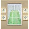 Today's Curtain, Songbird - Festone in pizzo semi-velato, 96,5 cm, bianco, 142,2 x 96,5 cm (larghezza x lunghezza)