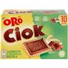 Saiwa 14 Confezioni Saiwa Oro Ciok Nocciola 250 g - Biscotti al Cioccolato e Nocciole