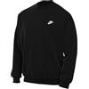 Nike Club French Terry Crew Maglione da Uomo Dk Gray Heather/White S