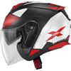 Givi casco jet X.25 Target - Nero Bianco Rosso