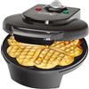 Bomann - mod. WA 5018 CB - Piastra per waffles, con base a forma di cuore, potenza: 1200 W nero