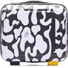 MANDARINA DUCK Logoduck + Printed Beauty Case Moire nero bianco