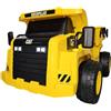 Pilots Kids Camion Elettrico per Bambini Caterpillar 12V Giallo Cassone Ribaltabile