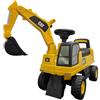 Pilots Kids Escavatore Caterpillar Cavalcabile per Bambini Giallo Braccio Mobile