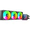 Mars Gaming ML-VISIONPRO360, Raffreddamento a Liquido AIO, TDP 600W, 3x Ventole ARGB 120mm FDB con Nucleo in Rame e Alluminio, Schermo LCD IPS 4" Rimovibile, Opti-Chamber 3a Generazione, Nero