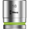 Wera, 'Wera 05003563001 8790 HMB Bussola Zyklop innesto a bloccaggio rapido 3/8, 18.0 mm, verde