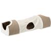 Trixie Tunnel tiragraffi con 2 grotte - L 110 x P 30 x H 38 cm