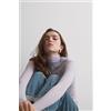 Intimissimi Maglia Ultralight Con Cashmere A Collo Alto Viola