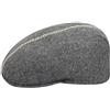 Kangol Coppola Ties That Bind 504S Uomo - Cappello Invernale Piatto con Visiera, Visiera Inverno Autunno/Inverno - M (56-57 cm) Grigio