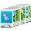 BRUNNEN Baier & Schneider - Bloc notes, formato A5, 70 g/mq, a righe, 40 fogli, rilegatura a spirale, motivo animali