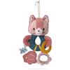 LILLIPUTIENS - Anelli Multi-attività Jeanne Le Chat - Giocattolo per l'apprendimento precoce del Bambino con Suoni, consistenze e Colori - Ideale per la cameretta, Il Box o l'auto - da 3 Mesi