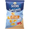 Riso Scotti Chips di Riso Spicy Paprika Snack con Riso, Senza Glutine, Senza Olio di Palma, 40g