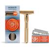 MERKUR 702-003: Merkur Gold -Future rasoio in metallo (finitura dorata)