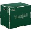 Yes4All Hl1v, Plyo Box 3 in 1 Antiscivolo, in Legno, Verde, 16 x 14 x 12 Unisex, 6 Rings