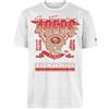 SAN FRANCISCO 49ERS New Era - Maglietta Oversize NFL con Stampa Serigrafica Effetto Invecchiato, Unisex, Colore: Bianco