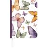 Alpha Edition - Lady Journal Butterfly 2026 - Agenda tascabile A6 (11 × 15 cm) con panoramica mensile e area appunti, elegante agenda per lavoro, scuola e uso quotidiano
