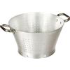 Baldassare Agnelli Pentole Agnelli ALMA16830 Colapasta Conico con Maniglie Inox Spessore 3 Millimetri, Diametro 30 cm