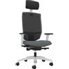 Dauphin Sedia girevole da ufficio JUST EVO MESH Dauphin