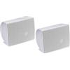 Indiana Line Luna Bianco Coppia Casse Interno Esterno 80W 2vie T2 W16,6 Staffa a Muro