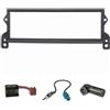 tomzz Audio 2404-029 Set di cornici radio compatibili con BMW Mini One One D Cooper Cooper S (R50 R52 R53) 2001-2006 Adattatore Quadlock Fakra
