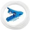 CESFONJER Tubo PVC, CESFONJER Tubo Trasparente di 5 Metri, Addensato Tubo Flessibile, tubo flessibile antigelo con 1 tagliatubi (diametro interno 6 mm x diametro esterno 9 mm)