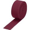 QUARKZMAN Fasce Elastiche per Cucito 4cm 5 Iarde/15 Piedi Rosso Borgogna Bobina Elastica ad Alta Elasticità per Parrucche, Cintura, Pantaloni
