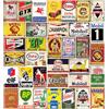 Panguru 35 targhe in metallo vintage riprodotte, pubblicità retrò con gasolio, per garage, grotte, bar, cucina, decorazione auto nostalgica, 20,3 x 30,5 cm (35 pezzi vintage gas 1)