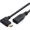 chenyang CY 90 gradi ad angolo retto USB-C USB 3.1 tipo C maschio a femmina cavo dati per MacBook tablet 20 cm