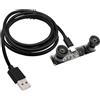 SVPRO 1200P 60fps Global Shutter USB Camera Doppio Obiettivo M12 3D Stereo Wide Angle per Windows, Linux, Android, MacOS, Raspberry Pi