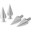 PrecisionGeek® Speaker Spikes M6 - Piedini Anti-Vibrazione per Diffusori e Altoparlanti Hi-Fi (Alluminio Ø20, M6×15 mm)