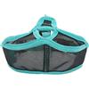 Yuecoom Museruole per cani a muso corto, maschera Bulldog in rete traspirante regolabile, museruola anti morso che abbaia e lecca per cani(M)