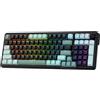 Redragon K686 HE - Tastiera da gioco a scatto rapido, 98 tasti, meccanica cablata 8K, interruttore magnetico UltraMag 100% Pom, struttura brevettata galleggiante, US Layout