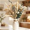 UNIANE 80 Pezzi di Erba della Pampa,Fiori secchi di Erba della Pampa Boho,Fiori di Canna Naturali,eucalipto,Lavanda essiccata per la tavola da Pranzo,casa,Matrimoni,Decorazioni per Feste Boho
