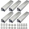 CTRICALVER Push Pull for Doors Opening Press Doors Magnetic Closing Pressure Home Push to Open Aluminium Case Closure Push Pull Doors for Furniture Opening Pressure System (6 Pezzi)