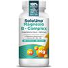 PRO PHARMA SoloUno Magnesio B-Complex - Integratore con Magnesio Bisglicinato e Vitamine B1, B5, B6 - Stanchezza, Sistema Nervoso e Funzione Muscolare - 60 Capsule Vegetali | Made in Italy