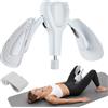 TINRIEF Dispositivo di Esercizio per Pavimento Pelvico Regolabile fino a 35 kg, Kegel Trainer per Interno Coscia e Glutei, Attrezzo Fitness per Casa per Uomo e Donna, con Fascia Elastica, Viola