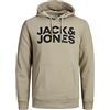 Jack & Jones - Felpa da uomo con cappuccio, con logo del marchio, XL