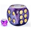 BESCON DICE Solid Acrylic Jumbo 40MM Pearl Violet D6 Dadi, dadi grandi per giocare