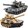 Supdex Carro Armato RC, 1/24 Telecomando Carro Armato, Russo T90 e Cina 99 Serbatoio Telecomandato 2,4 GHz con Luce e Fumo, Giocattolo Carro Armato, Adatto per Bambini dai 6 Anni in Su, Regalo per Ragazzi