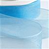 Italian Options Nastro in organza, 38 mm x 20 m, colore: blu