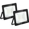 toobettp 2PCS Faretto LED 50W, 5000LM 6000K Faretti LED da Esterno Per Giardino